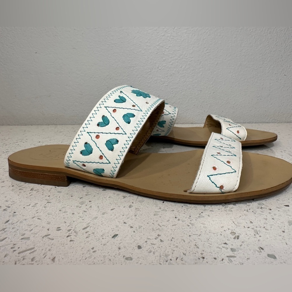 Jack Rogers Adair Floral Sandals Women’s 9.5 - Picture 2 of 10